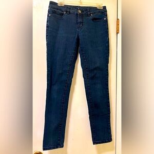 The Limited 917 Women Skinny Jeans Dark Wash Mid Rise Petite Size 4S Short 30x28